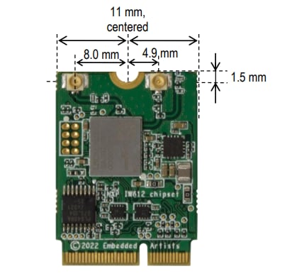 Embedded Artists EAR00409 2EL M.2 Module